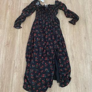 NWT American Eagle Midi smocked top dress